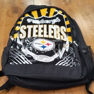 Pittsburgh Steelers Black Backpack